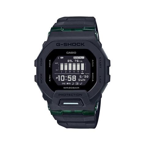Casio Mens 48 mm G-Shock Black Dial Resin Digital Watch - GBD-200UU-1DR ...