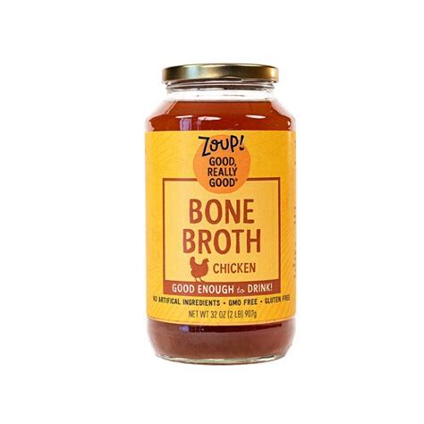 Zoup Non-GMO Bone Broth Chicken -- 32 oz - Vitacost