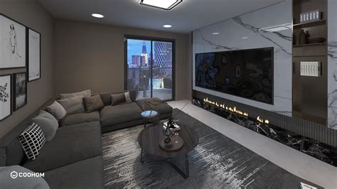 modern 86m² apartment-Coohom design community