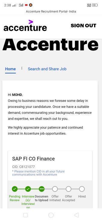 Accenture India — accenture india regarding candidate profile removed ...
