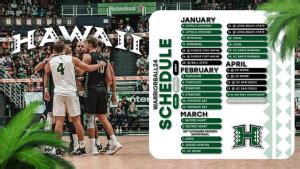 UH men's volleyball 2024 schedule announced | University of Hawaiʻi ...