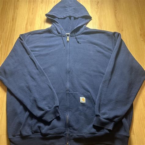Carhartt Zip-Up Hoodie Size:Mens XXL Color:... - Depop