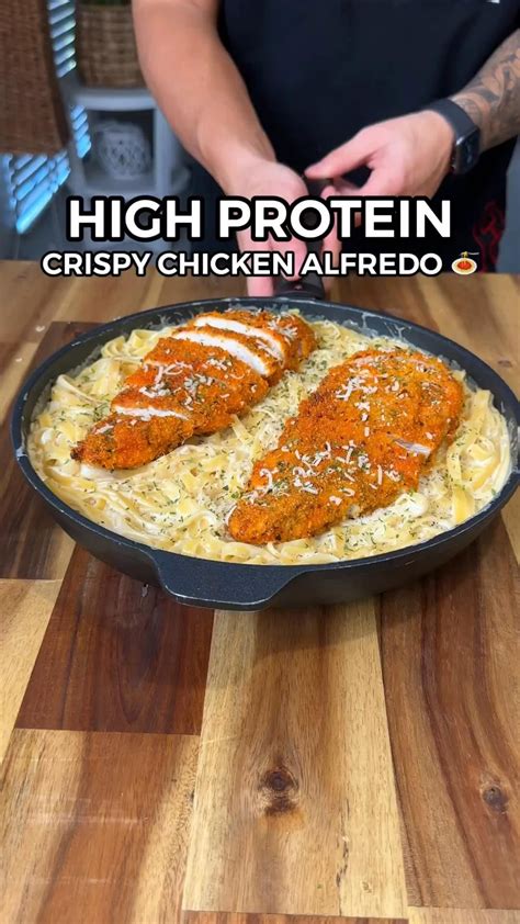 Crispy chicken alfredo – Artofit