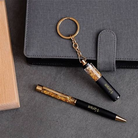 Corporate Gifting Customised Pen & Keychain Set – WrapCart Skins