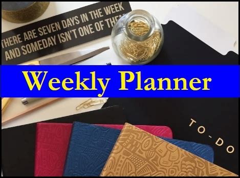 Weekly Planner Example 的图像结果