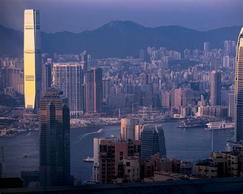 Download wallpaper 1280x1024 skyscrapers, buildings, river, city ...