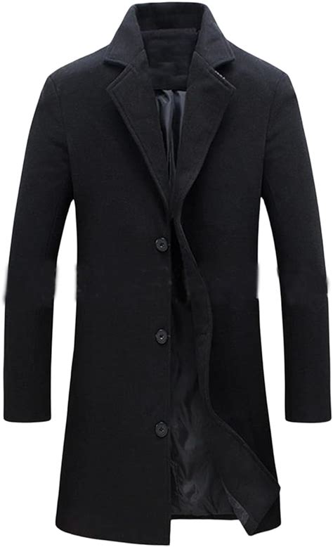 Baimiu Men's Classic Notched Collar Double Breasted Wool India | Ubuy