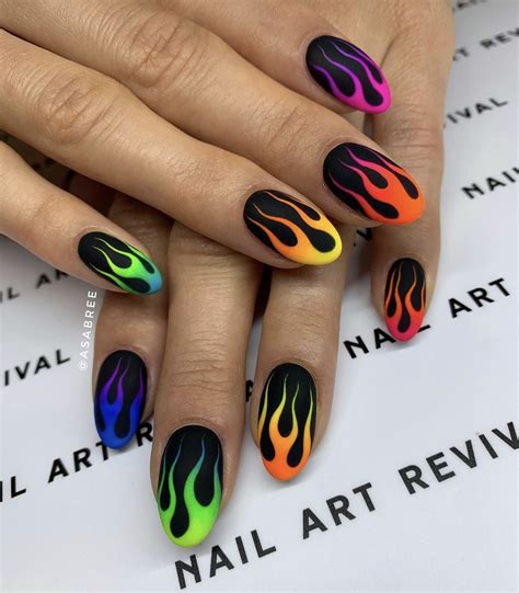 How To Flame Nail Art at Samantha Atherton blog