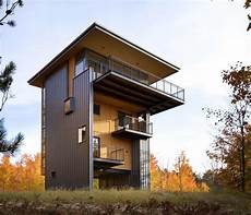 House Design by 4 Storey House Reaches Above The Forest To See The House Design