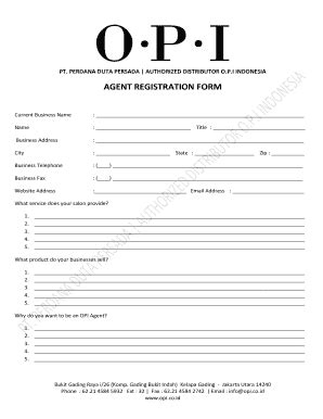 Opi Form - Fill and Sign Printable Template Online