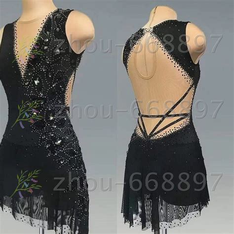 Black Ice Skating Dresses