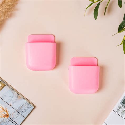 Wall Mount Remote Organiser Case Pink Set Of 2 Online - Premium Desk ...