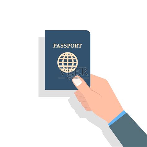 手拿护照和机票特写高清图片下载-正版图片501789121-摄图网