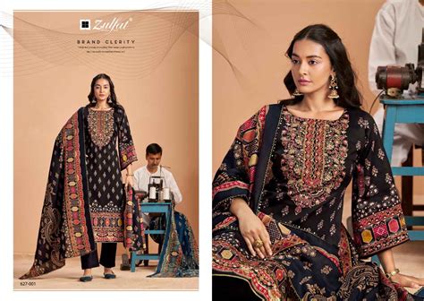 Zulfat Sajni Vol 5 Jam Cotton Dress Material Collection