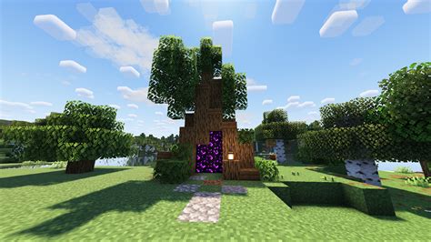 Image result for Minecraft Tree Portal Tutorial
