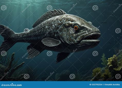 "Fierce Dunkleosteus: Apex Predator Of The Devonian Era" Royalty-Free Stock Image ...