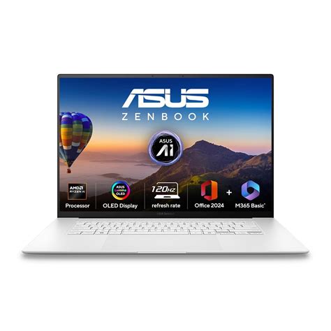 ASUS Zenbook S16, AMD Ryzen AI 7 Octa Core 350, 24GB,1TB,16" Touch ...