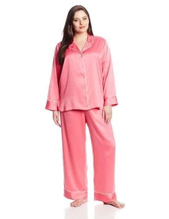 Buy Natori Women's Plus-Size Solid Charmeuse Essential Pajama, Tropical ...