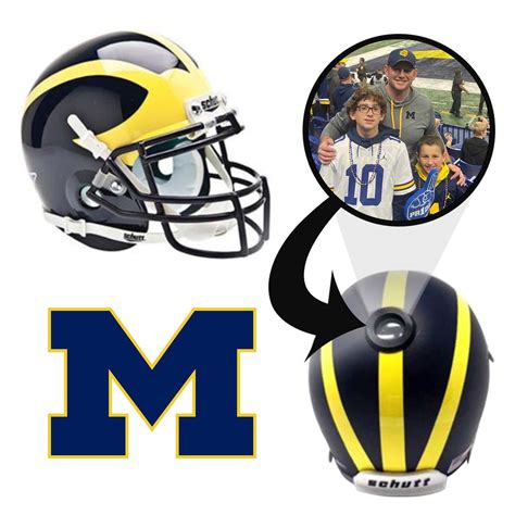Michigan Wolverines College Football Collectible Mini Helmet | Picture ...