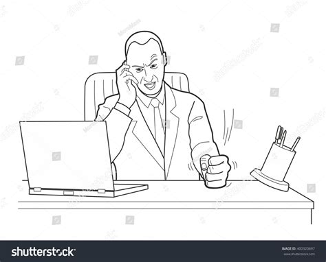 Image result for Angry Cartoon Man On Computer