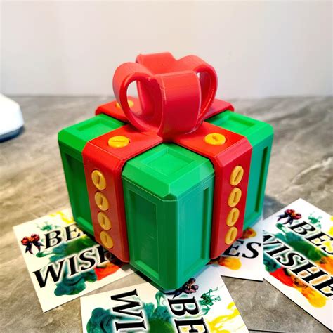 Amazon.com: 3D Annoying Gift Box with Screws, Christmas Colors Boxes ...