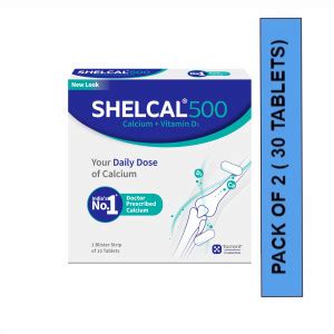 SHELCAL Calcium + Vitamin D3 For Strong Bones | India's No.1 Doctor's ...