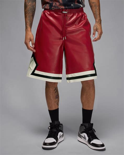 Air Jordan Men's Faux Leather Shorts. Nike DK