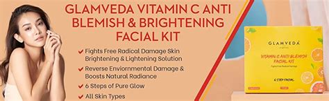 Foxy.in : Buy Glamveda Vitamin C Brightening & Anti Blemish Facial Kit ...