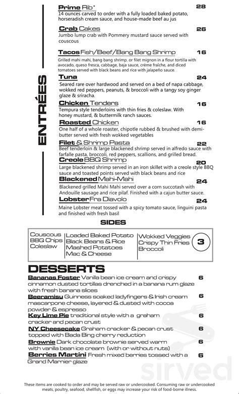 Black Canyon Restaurant menus in Fort Wayne, Indiana, United States