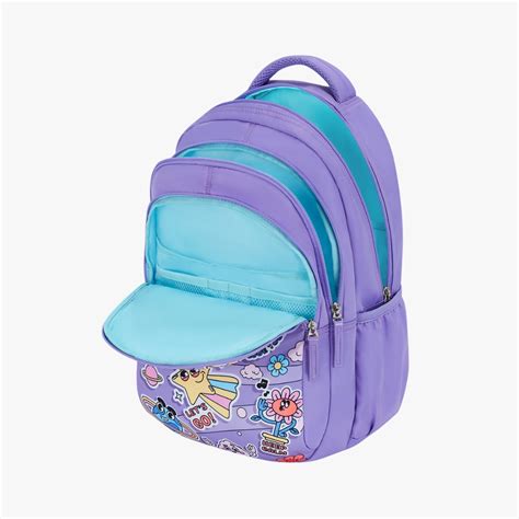 Buy Genie Pearl 27L Purple Juniors Backpack Online