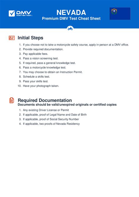 FREE Nevada Motorcycle Permit Test 16 - Real 2025 DMV Test Questions