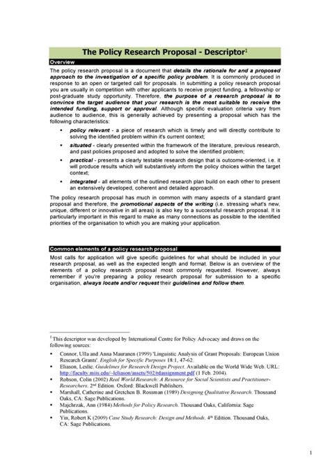 30 Professional Policy Proposal Templates [& Examples] ᐅ TemplateLab