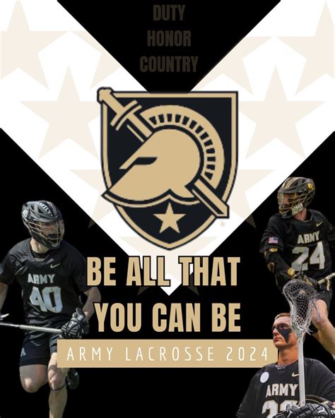Be All That You Can Be - Army Lacrosse 2024 - Lacrosse All Stars
