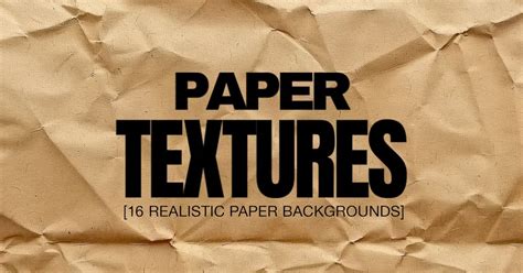 16 Crumpled Paper Textures — Teletype