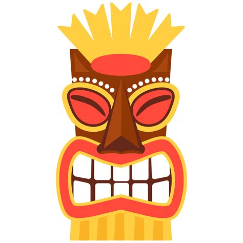 Tiki Mask Clip Art