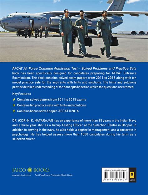 Buy AFCAT: Air Force Common Admission Test - Solved Papers and Practice Sets by Dr. (CDR) N. K ...