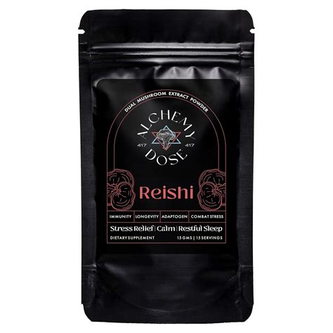 Alchemy Dose - Reishi Mushroom Extract Powder - Premium 100% Pure ...
