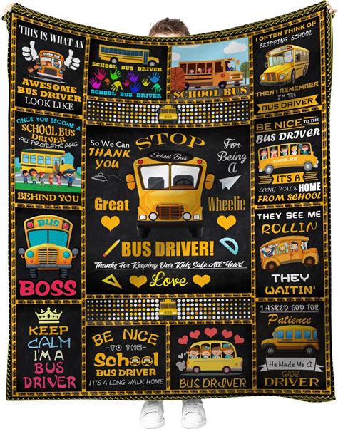 Amazon.com: ALBRINT Bus Driver Appreciation Gifts, Bus Driver Gifts ...