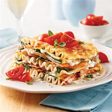 Lasagne aux légumes sauce légère au chou fleur   5  