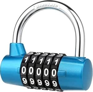 Cyrox Combination Lock Number Padlock Set Waterproof, Weatherproof ...