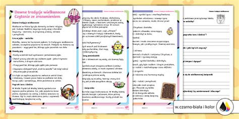 Dawne tradycje wielkanocne | Czytanie ze zrozumieniem