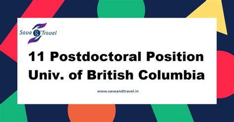 11 Postdoctoral Position at University of British Columbia