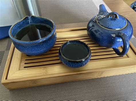Trying golden needle tea for the first time using a gong fu set!!! : r/tea