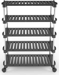 TNT The Next Trend Super Smart Stackable and Durable Shoe Rack (Black ...