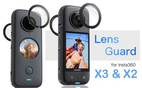 Buy ZODUCT Insta 360 One X3 2Pcs Dual Lens Protector Guard Sticky ...