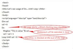 Image result for VBScript for Loop