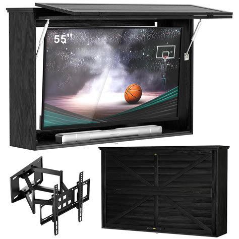 Enclosed Outdoor Tv Cabinet Outdoor Tv Cabinet Weatherproof