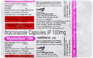 Mycoclear 100 Capsule 10: Uses, Side Effects, Price & Substitutes