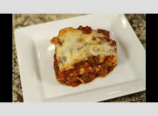 Lasagna With Meat Sauce   Make Jar Sauce Taste Homemade by  