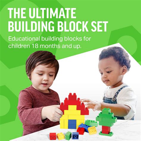 Brickyard Building Blocks 177 Pieces Large Building Block Toys for ...